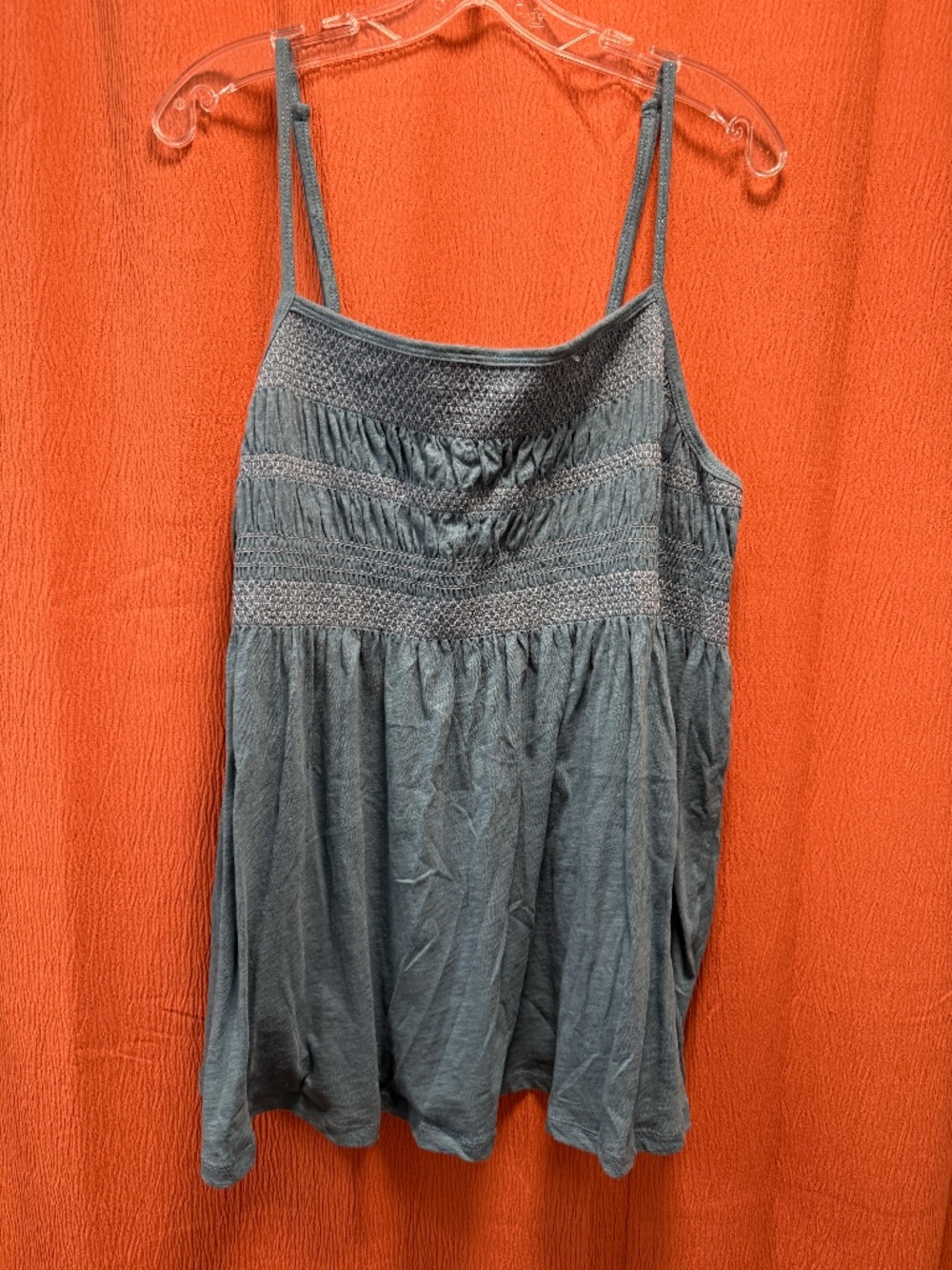 Torrid Heritage Slub dusty blue babydoll tank size 3 (22/24)